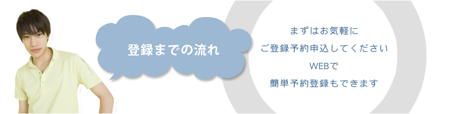 ご登録までの流れ